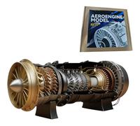 Genérico WS-15 turboréacteur Frighter Model Kits Qui fonctionnent, Kit de Moteur turboréacteur d'avion 1:20, 150 pièces Montage Bricolage Simulation Moteur Moteur Mécanique