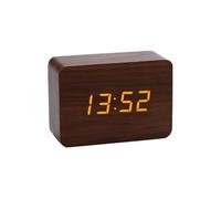 Generico XHorloge En Bois - Récit D'alarme MAINS MAINS PLUS PLUSÉE | Réveil En Bois | Cllock Numérique Grand Écran, 3 Paramètres Aalarm, Mode Semaine/Week-end, Horloges Électriques Pour Accessoire