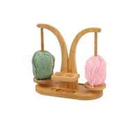 Generico Yarn Cake Winder with Double spindles for Smooth, Wooden Yarns Winders for Crochet And Handicrafts, Manual Yarn Ball Winder approx. 11.22 x 5.67 x 8.27 Inches Creative Projects