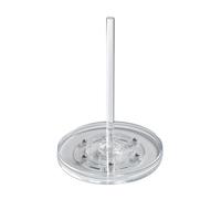 Generico Yarn Holder, Yarn Twirling, Portable Design Detachable Parts Durable Acrylic Lightweight Build Convenient Size, Crochet Accessory for Crocheting And Knitting, 5.91x6.5inches