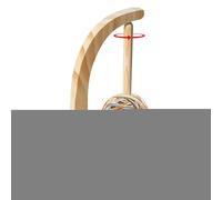 Generico Yarn Spindle - Yarn Ball Holder | Yarn Distributeur | Yarn Holder for Knitting And Crocheting, Rotating Yarn Holder, Wooden Yarn Rack for Crocheting And Knitting, Crochet Tool - Knitting Tool
