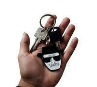 Generico Zerion Walter White Heisenberg Breaking Bad Say My Name Porte-clés à anneau mixte 4,4 cm - Gadget drôle, idée cadeau série TV - Pour amis, collègues