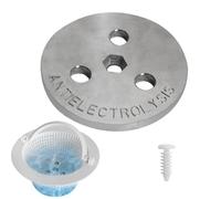 Genérico Zinc Anode - Matériau en Zinc Durable, 8 x 8 x 1 cm Skimmer Basket Weight | Saltwater Pool Cleaning Accessory, Protection et Entretien de l'eau pour Les piscines de Natation