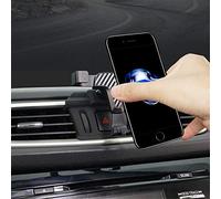 Genericss Support de téléphone portable pour Qashqai J11 2020 2019 2018 2017 2016 2015 2014 avec rotation à 360° (couleur fibre de carbone)