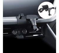 Genericss Support de téléphone portable pour Touareg 2019 2020 2021 - Rotation à 360 ° - Accessoire pour voiture - Couleur fibre de carbone