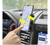 Genericss Support pour téléphone portable F-150 F150 2015-2019 - Rotation à 360 ° - Accessoire pour voiture - Couleur fibre de carbone