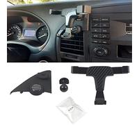 Genericss Support pour téléphone portable Vito W447 2016 2017 2018 2019 2020 - Rotation à 360° - Accessoire voiture - Couleur fibre de carbone