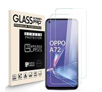 Generies Verre Trempé Protecteur D'écran pour Oppo A72 [2 pièces], Dureté 9H, 2.5D Haute Définition, Sans Bulle, Résistant à la Rayure Film Protecteur pour Oppo A72