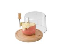Racloir à fromage tête de moine en bois - - Marron - Bois