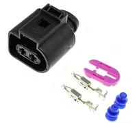 Générique 1/10Kits 3.5mm connecteur de faisceau de câblage automobile 1J0973722 8D0973822 prise de klaxon électrique 1J0 973 722 1717692-1 8D0 973 822(Female,1Set)