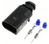 Générique 1/10Kits 3.5mm connecteur de faisceau de câblage automobile 1J0973722 8D0973822 prise de klaxon électrique 1J0 973 722 1717692-1 8D0 973 822(Male,1Set)