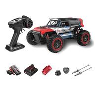 Générique 1/16 RC Rock Crawlers, 2.4G 4WD Brushless Full-Proportional 36KM/h Camions de Roche RC Tout-Terrain à Grande Vitesse, Voiture d'escalade Tout Terrain pour Adulte,Rouge