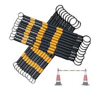 Générique 1 2 4 5 6 8 10 12 16 20 Bars de cônes de signalisation rétractables, Barres de cônes de sécurité Extensibles de 1,2 à 2 m, barrière de Circulation légère pour parkings, travaux rou