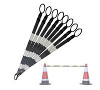 Générique 1 2 4 5 6 8 10 12 16 20 Ensembles de barrières réfléchissantes rétractables pour cônes de signalisation, Barre de sécurité Extensible de 47″ à 78″ pour la Construction, Le stationn