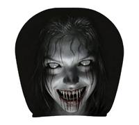 Générique 1-2 Pcs Ghost Face Car Headrest Cover Scary Elastic Seat Headrest Protector | Halloween Car Decor Interior Decoration