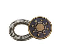 Générique 1/20PCS Rallonge de Bouton en Métal for Pantalons Jeans Couture Gratuite Rallonges de Taille Réglables Rétractables Extenseur de Ceinture à Bouton(H Style,1PC)