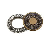 Générique 1/20PCS Rallonge de Bouton en Métal for Pantalons Jeans Couture Gratuite Rallonges de Taille Réglables Rétractables Extenseur de Ceinture à Bouton(D Style,20PCS)