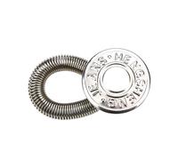 Générique 1/20PCS Rallonge de Bouton en Métal for Pantalons Jeans Couture Gratuite Rallonges de Taille Réglables Rétractables Extenseur de Ceinture à Bouton(C Style,15PCS)
