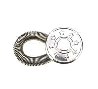 Générique 1/20PCS Rallonge de Bouton en Métal for Pantalons Jeans Couture Gratuite Rallonges de Taille Réglables Rétractables Extenseur de Ceinture à Bouton(G Style,15PCS)
