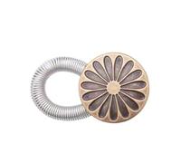 Générique 1/20PCS Rallonge de Bouton en Métal for Pantalons Jeans Couture Gratuite Rallonges de Taille Réglables Rétractables Extenseur de Ceinture à Bouton(J Style,20PCS)