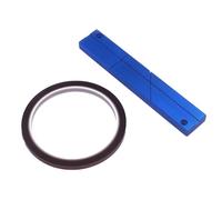 Générique 1/4 10 Pouces Ensemble d ' épissure de Bande et Kits d ' épissage métallique de Son de Bande Leader pour enregistreurs à Bobine Ouverte Leader