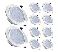 Générique 1/5/10 Pièces 2 à 5 pouces Éclairage encastré LED Downlight à plusieurs lentilles LED à cardan Plafonnier encastré Spot 3W-18W Plafonnier œil (4W)