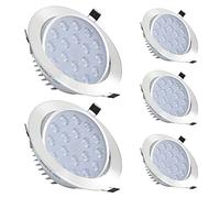 Générique 1/5/10 Pièces 2 à 5 pouces Éclairage encastré LED Downlight à plusieurs lentilles LED à cardan Plafonnier encastré Spot 3W-18W Plafonnier œil (3W)