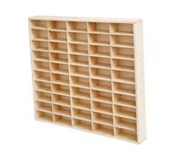 Générique 1/64 Présentoir de Voiture Étagère Figurines Vitrine Objets de Collection Multifonction Miniature Vitrine pour La Maison Figurine Étagère, 50 Grilles