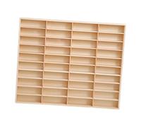 Générique 1/64 Présentoir de Voiture Étagère Figurines Vitrine Objets de Collection Multifonction Miniature Vitrine pour La Maison Figurine Étagère, 40 Grilles