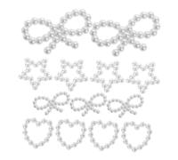 Générique 1 Boîte Décoration Des Ongles Pierres Précieuses Et Breloques Pour Les Ongles Vernis Rouge Ongles Charmes Bijoux De Visage Autocollants Vernis à Ongles Rouge Perles Abdos Blanche