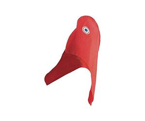 Générique 1 Bonnet Phrygien, Coiffe Rouge en crépon avec Petite cocarde Bleu Blanc Rouge, révolution (1)