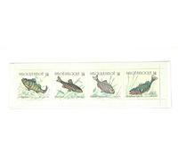 Générique 1 carnet de 4 Timbres Neufs de Collection de Belgique de 1990. COB N’2383 à 2386. Poissons