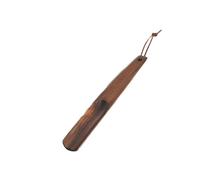 Générique 1 chausse-pied en bois massif à manche court, cuillère, spatule for chaussures, for la maison ou l'hôtel Pour hommes, femmes et seniors(26cm Wood color)