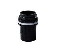 Générique 1 connecteur d'aquarium en PVC Noir de 20 à 50 mm. | Adaptateur de coude de drainage for raccords de vidange d'aquarium(PS-S,ID 25mm)