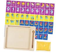 Générique 1 Ensemble D'Aides Pédagogiques À L'Écriture pour Enfants Bacs À Sable pour Les Activités d'apprentissage en Classe De Maternelle Indispensables en Classe De