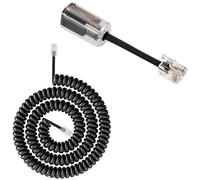 Générique 1 Ensemble de Cordons démêlants pour combiné téléphonique RJ9, Cordon pivotant à 360 degrés, Facile à Utiliser, câble pour combiné téléphonique