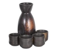 Générique 1 ensemble de saké en céramique, bouteilles de vin, carafe, tasses à saké traditionnelles Tokkuri, tasses à boisson pour saké chaud ou froid, restaurant à domicile