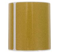 Générique 1 Ensemble Étiquettes Thermiques Autocollantes en Papier Or Impression Claire et Surface Lisse pour Bureau et Usine, Résistantes Décoloration, Formats Carré et Rond 140 Pièces