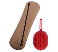 Générique 1 Ensemble Porte Pinceaux de Voyage Silicone Étui de Rangement pour Éponges de Accessoire Beauté Compact pour Déplacements et Événements