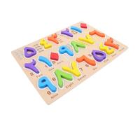 Générique 1 Ensemble Puzzles Éducatifs Arabes pour Développement Cognitif et Colorée de Reconnaissance des Lettres pour Tout Petits