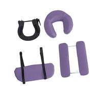 Générique 1 Ensemble Repose-tête avec Coussin Soutien Visage Réglable U Forme et Appui-bras Détachable En PU Adapté Aux Tables de Massage P, Violet