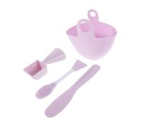 Générique 1 Ensemble Set de Bols Silicone pour Masques Kit Accessoires de Beauté pour Mélange Facile et Pratique Déplacement