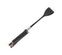 Générique 1 Fouet à cliquet en PU Noir, Fouet d'enseignement, Fouet en Cuir véritable, Fouet de Cheval de Performance de fête, Outils d'entraînement équestre(S)