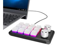 Générique 1-Handed Mechanical Keyboard, Portable Keypad, 12 Key Keyboard, Ergonomic Game Keyboard, Wireless Keyboard, Increased Productivity, Enhanced Efficiency For PC [video game]