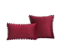 Générique 1 Housse De Coussin avec Pompons.