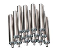 Générique 1 inch Conveyor Rollers - 15 Pack, Dia 25MM, L 150MM, Smooth Movement Roller System for Material Transmission, Ideal for Woodworking and Roller Stands