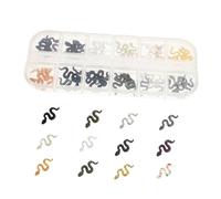 Générique 1 Jeu Bijoux D'art D'ongle De Serpent Charmes De Serpent Charmes D'ongles Pour Les Ongles Des Femmes Fournitures De Nail Art Charme D'ongle Bricolage Bijou D'ongle Métal