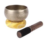 Générique 1 Jeu Bol de l'himalaya bol chantant décor de sorcière carillon des chakras décor meditation calmer écouter spirituel bol de bol sonore bouddha bois