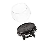 Générique 1 Jeu Réservoir de Poissons Rouges avec Base conteneur de Poisson Auto Jouets Bar Filet bureautique Accessoires Aquarium Bocal à Poisson de Bureau Bocal à Poisson Globe Plastique