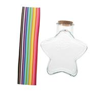 Générique 1 Lot D'étoiles en Papier Origami avec Décoration De Bouteille Bandes De Papier Origami pour Créatifs Scolaires